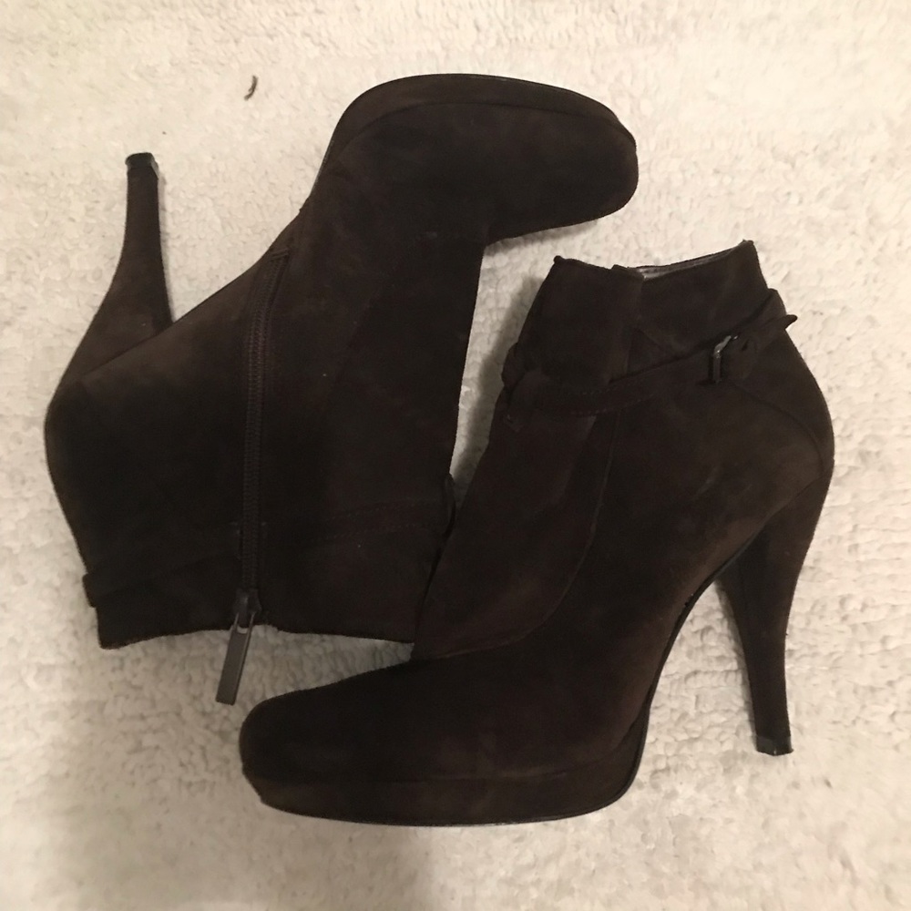 Brown suede boots🧡